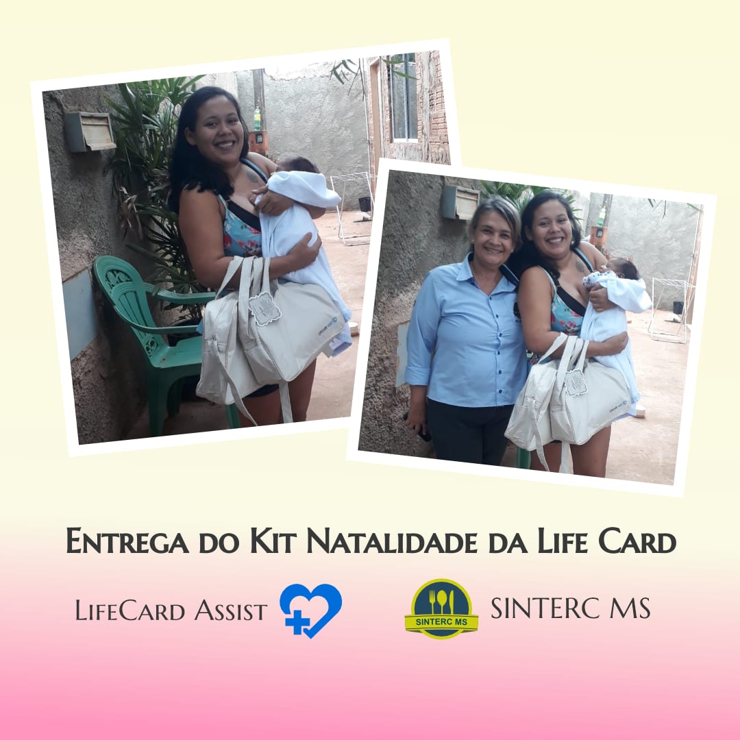 Entrega do Kit Natalidade da Life Card